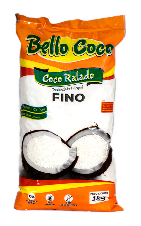 Embalagem coco ralado fino Bello Coco